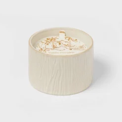 Textured Straight Side Ceramic Vanilla Pumpkin Candle White - Threshold™ -Online Household Items GUEST 8674ac69 18eb 4b1b b70c 044015f5edd1