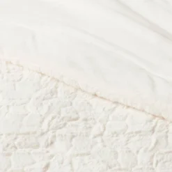 Textured Faux Fur Comforter & Sham Set - Threshold™ -Online Household Items GUEST 875085ec a051 4c1b a8bd 09802176ed20