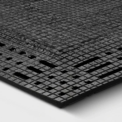 1'11"x2'11" 'Hello' Rubber Coir Doormat Natural/Black - Threshold™ 5 1'11"x2'11" 'Hello' Rubber Coir Doormat Natural/Black - Threshold™ - Image 3