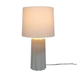 24.75"x13" Ribbed Ceramic Table Lamp Cream - Threshold™: Bedside, Nightstand, No Assembly Required 14 24.75"x13" Ribbed Ceramic Table Lamp Cream - Threshold™: Bedside, Nightstand, No Assembly Required -Online Household Items GUEST 8d52711a c725 4f37 8aea 5129e7053dfa