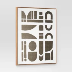 (Set Of 2) 24" X 30" Morphology Framed Wall Canvases Gold - Threshold™ -Online Household Items GUEST 9122b028 ee01 4ad6 87fa 36d818658b7f