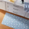 60" X 20" Floral Comfort Runner Mat Blue - Threshold™ -Online Household Items GUEST 92c703af 2d9e 428e add1 24b83a25e5da