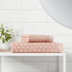 Featured Products 11 Scallop Towel Clay Pink - Threshold™
