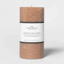 Pillar Ashwood And Palo Santo Candle Tan - Threshold™ -Online Household Items GUEST 9913791a f1ef 43d9 aaea 68b743474f9b