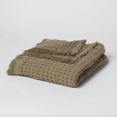 60"x80" Waffle Bed Throw - Threshold™ 5 60"x80" Waffle Bed Throw - Threshold™ - Image 3