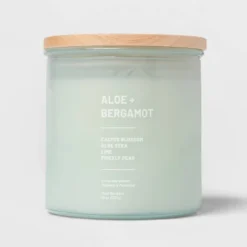 Glass Jar Aloe And Bergamot Candle Green - Threshold™ 13 Glass Jar Aloe And Bergamot Candle Green - Threshold™ -Online Household Items GUEST 9e0c4894 3c8b 4edb 8151 c9146810ec29