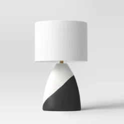 Modern Table Lamp Black/White - Threshold™ -Online Household Items GUEST a0d6f9b3 23d6 4677 b935 cf7143458e29