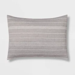 12pc Chambray Matelasse Stripe Comforter & Sheet Bedding Set Gray - Threshold™ 18 12pc Chambray Matelasse Stripe Comforter & Sheet Bedding Set Gray - Threshold™ -Online Household Items GUEST a6544a0f 31de 47cd 9f24 ae05ba242231