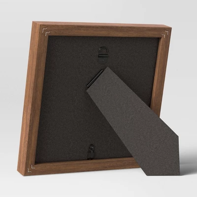 6" X 6" Matted To 4" X 4" Single Image Table Frame With Circle Brown - Threshold™: Polystyrene Material, Easel Back 5 6" X 6" Matted To 4" X 4" Single Image Table Frame With Circle Brown - Threshold™: Polystyrene Material, Easel Back - Image 3
