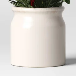 Artificial Plant Small Mixed Greenery And Poinsettia Arrangement - Threshold™ -Online Household Items GUEST a9053a0b a30d 4a80 8590 df35b1f76a81