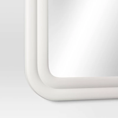 24"x36" Textured Wall Mirror White - Threshold™ 5 24"x36" Textured Wall Mirror White - Threshold™ - Image 3