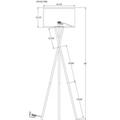 59"x18.5" Modern Tripod Floor Lamp Natural - Threshold™: Linen Shade, Metal Body, ETL Listed, 3-Way Switch 7 59"x18.5" Modern Tripod Floor Lamp Natural - Threshold™: Linen Shade, Metal Body, ETL Listed, 3-Way Switch -Online Household Items GUEST af2274ab cf92 46af 9c12 476a0f182fd4