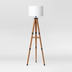 Tripod Floor Lamp With Shelf Brown Wood - Threshold™ -Online Household Items GUEST b1b8ca20 55ea 4c4e bc34 1f4ca7a73cd2