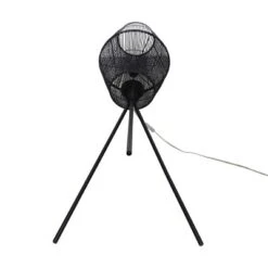 Diamond Tripod Floor Lamp Black With Rattan Shade (Includes LED Light Bulb) - Threshold™: Nautical Standing Illumination -Online Household Items GUEST b352a645 7f58 495b bb4e e0909b09c093