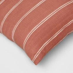 2pk Square Cotton Woven Stripe Throw Pillows Rust/Ivory- Threshold™ 7 2pk Square Cotton Woven Stripe Throw Pillows Rust/Ivory- Threshold™ -Online Household Items GUEST b36d28b6 9dac 4c2a b02d 25b62fec5d1f