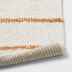 20"x30" Modern Tufted Stripe Bath Rug Yellow/Cream - Threshold™ -Online Household Items GUEST b4157cd3 6b14 4381 adb1 97d345c1f90c