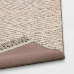 Diamond With Fringe Rug Gray - Threshold™ -Online Household Items GUEST b556a267 0be2 476b 8d42 6ca2863aa9a3