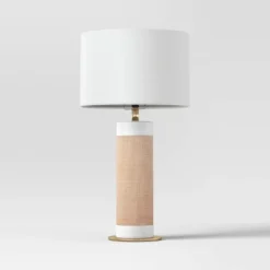 Ceramic Table Lamp With Natural Wrap White - Threshold™ 11 Ceramic Table Lamp With Natural Wrap White - Threshold™ -Online Household Items GUEST b631c81c 33d1 4715 9813 066da6c38938