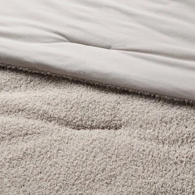 3pc King Traditional Cozy Chenille Comforter And Sham Set Gray - Threshold™ 4 3pc King Traditional Cozy Chenille Comforter And Sham Set Gray - Threshold™ - Image 2