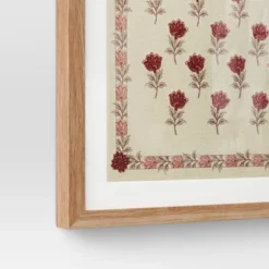 (Set Of 2) 16"x 20" Embroidered Floral Textile Wall Decors Neutrals - Threshold™ -Online Household Items GUEST ba7a64e4 cf00 4711 897a 1248fce0b7bd