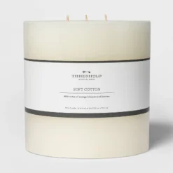 Pillar Candle Soft Cotton White - Threshold™ 12 Pillar Candle Soft Cotton White - Threshold™ -Online Household Items GUEST ba85ccc0 51d2 49b1 b7fa 9591207f9ad8