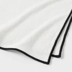 Luxe Border Stitch Towel Black/White - Threshold™ 8 Luxe Border Stitch Towel Black/White - Threshold™ -Online Household Items GUEST bc559fc6 9798 4d7f ba7b f19b7401b6c7