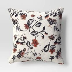 Halloween Botanical Woven Cotton Square Halloween Throw Pillow - Threshold™ -Online Household Items GUEST be04e6a6 d434 47e5 b52d 33da947da4b0