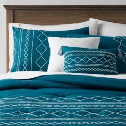 5pc Diamond Stitch Comforter Bedding Set Dark Teal Blue - Threshold™ 15 5pc Diamond Stitch Comforter Bedding Set Dark Teal Blue - Threshold™ -Online Household Items GUEST c1b501c1 de8b 43d3 8186 af16ee2cbb48