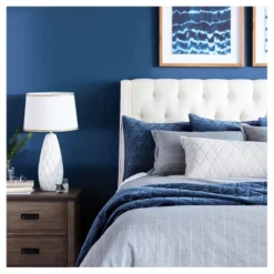 Faceted Ceramic Large Lamp Base White - Threshold™