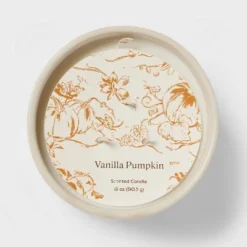 Textured Straight Side Ceramic Vanilla Pumpkin Candle White - Threshold™ -Online Household Items GUEST c21387cc d0bb 4963 a0ec f88591db637d