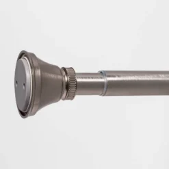 72" Rust Proof Stainless Steel Two-Way Mount Taper Finial Shower Curtain Rod Nickel - Threshold™ 7 72" Rust Proof Stainless Steel Two-Way Mount Taper Finial Shower Curtain Rod Nickel - Threshold™ -Online Household Items GUEST c581ead5 e52b 44c2 a606 31f6d5a2ef6d