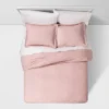 Family Friendly Duvet Cover & Sham Set Chambray - Threshold™