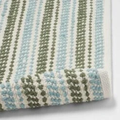 20"x32" Chenille Striped Bath Rug Dark Green - Threshold™ -Online Household Items GUEST c7f257f5 c3c2 4599 b4a6 9fd2f5560227