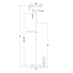 Torchiere Floor Lamp With Glass Shade - Threshold™ -Online Household Items GUEST c7fec30d 8931 49bc 9a02 88a2579d0c38