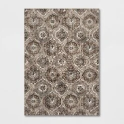 Bailey Companion Tile Print Accent Rug Tan - Threshold™ -Online Household Items GUEST c86a9554 2700 48a9 8622 373c214e30ab