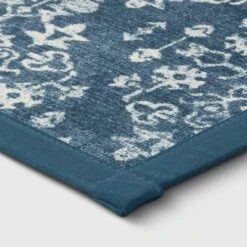 Vintage Print Comfort Rug Blue - Threshold™ -Online Household Items GUEST ca02aa3b 00ae 49e0 9bb2 f37a6c144566