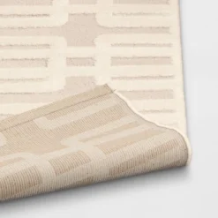 5'x7' High Low Geo Area Rug Ivory - Threshold™ 7 5'x7' High Low Geo Area Rug Ivory - Threshold™ -Online Household Items GUEST cf32db0d 719d 47eb 87d0 8a5229916cb6