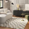 Checkered Woven Flatweave Area Rug White - Threshold™ -Online Household Items GUEST cf4e3633 effb 4fad b50e 6c73dcc4073a