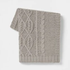 Cable Knit Chenille Throw Blanket - Threshold 13 Cable Knit Chenille Throw Blanket - Threshold -Online Household Items GUEST d13cb738 076e 4d38 98ae d1ad7ab9e576