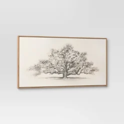 47" X 24" Pen And Ink Tree Framed Wall Canvas - Threshold™: Digital Art Nature Scene, Polystyrene Frame 6 47" X 24" Pen And Ink Tree Framed Wall Canvas - Threshold™: Digital Art Nature Scene, Polystyrene Frame -Online Household Items GUEST d326e4fe 1101 4402 a933 8b7aa5af1b74