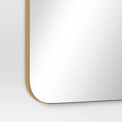 20" X 60" Infinity Full Length Mirror Brass - Threshold™: Modern Leaning, Wall Mountable -Online Household Items GUEST d4e259d7 1355 48dd 8eab d89bc825df96