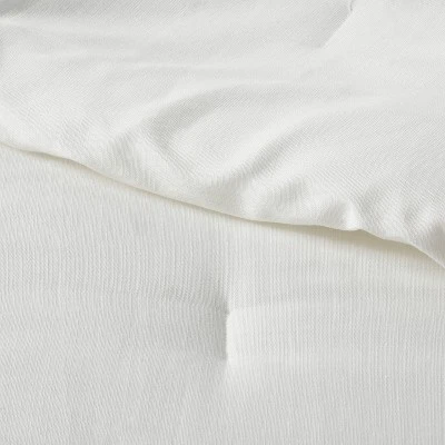 Family-Friendly Comforter & Sham Set Chambray - Threshold™ 5 Family-Friendly Comforter & Sham Set Chambray - Threshold™ - Image 3