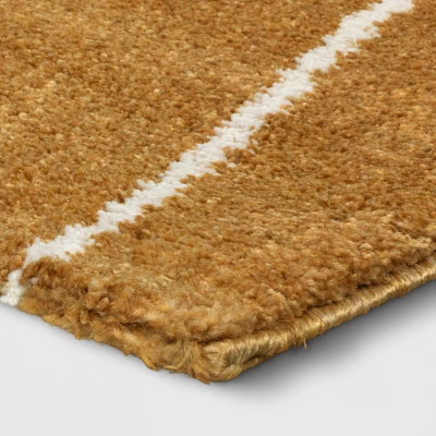 Abstract Lines Rug Mustard - Threshold™ 4 Abstract Lines Rug Mustard - Threshold™ - Image 2