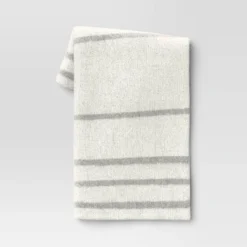 Cozy Feathery Knit Border Striped Throw Blanket - Threshold™ -Online Household Items GUEST deff6a87 19dd 46ab 888a 2b4dd331f69e