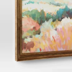 24"x30" Colorful Landscape Canvas Board Framed Art - Threshold™ -Online Household Items GUEST e163c86a 9c11 4206 9882 5f37bde705be