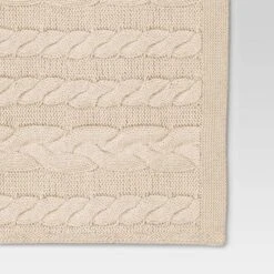 Chunky Cable Knit Reversible Throw Blanket - Threshold™ -Online Household Items GUEST e43d4412 1e42 492b 9e55 7ef19991c7c5