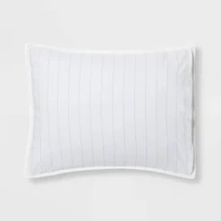 Reversible Cotton Stripe Quilt Sham - Threshold™ 7 Reversible Cotton Stripe Quilt Sham - Threshold™ -Online Household Items GUEST e4cf0cec a450 4cc1 91b4 45e3f6a809e4