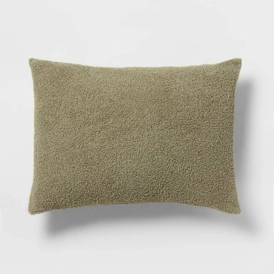 3pc King Traditional Cozy Chenille Comforter And Sham Set Green - Threshold™ 5 3pc King Traditional Cozy Chenille Comforter And Sham Set Green - Threshold™ - Image 3