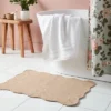 20"x30" Coastal Scallop Edge Bath Rug Cream - Threshold™