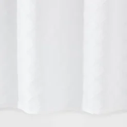 Dyed Clipped Diamond Shower Curtain White - Threshold™ -Online Household Items GUEST e9083fa3 4dae 4049 a274 c3e218597b3c